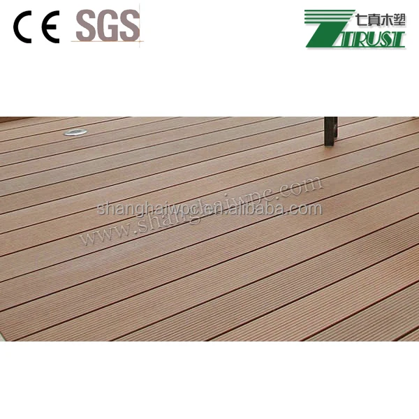 Размещения заказа на сумму более 20 мм толщина Новый co-штранг-прессования wpc ламинированный деревянный настил для использования на открытом воздухе