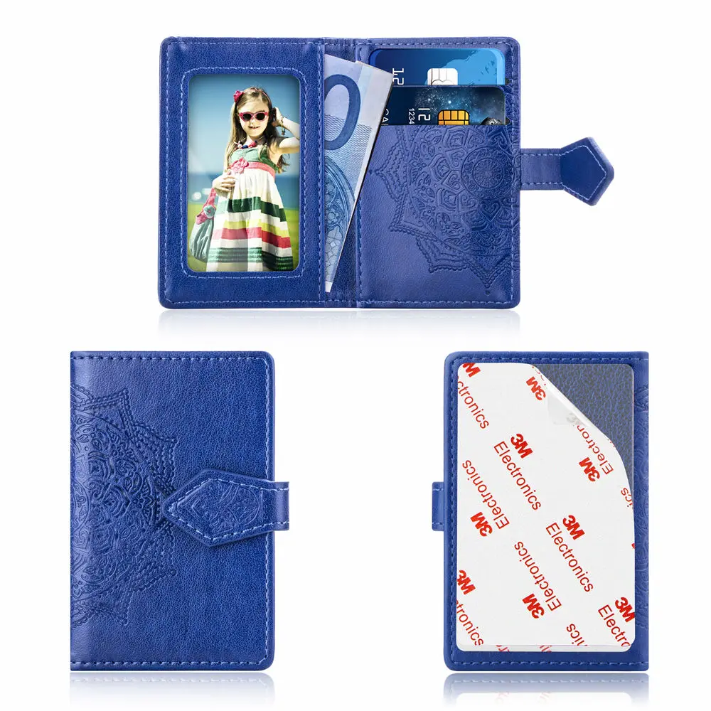 Universal Mobile phone card bag case Credit Card Holder for Smart Cell Phone and more