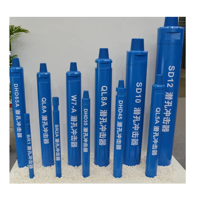 Blast Hole Drilling 4 Inch DTH Hammer Bits Antirust Shank M40