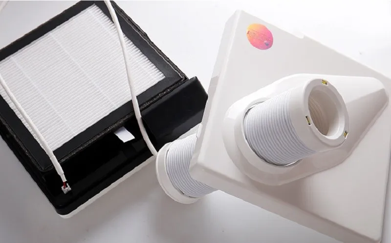 60W new strong nail dust collector suction dust cleaner retractable elbow design fan nail vacuum cleaner vacuum cleaner