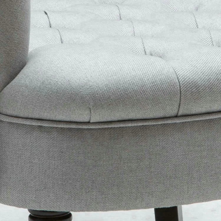 Furniture Wooden Chair Lounge Fabric Armchair Tufted Leisure Accent Single Living Room Sofa