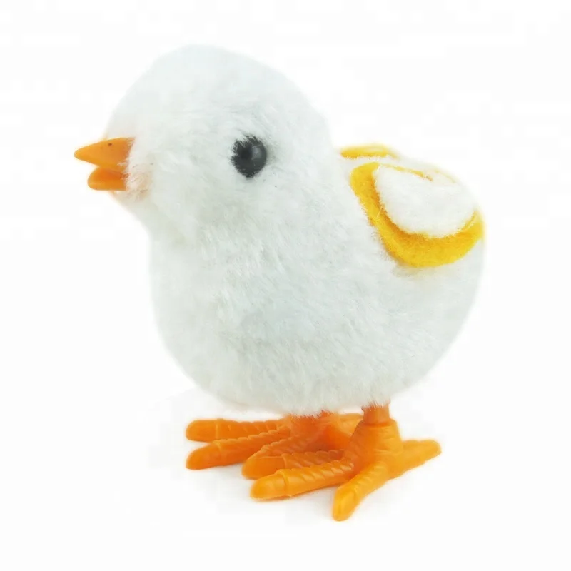 Wholesale Lovely Cartoon Plush Wind UP Chicken Toy For Baby