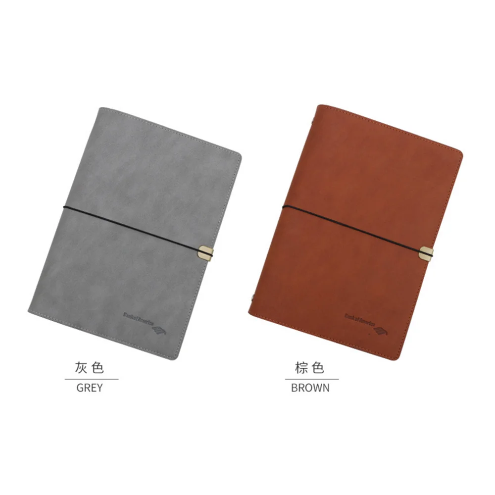 OEM PU Leather A5 Organizer Planner Soft Cover Notebook With Ring Binder