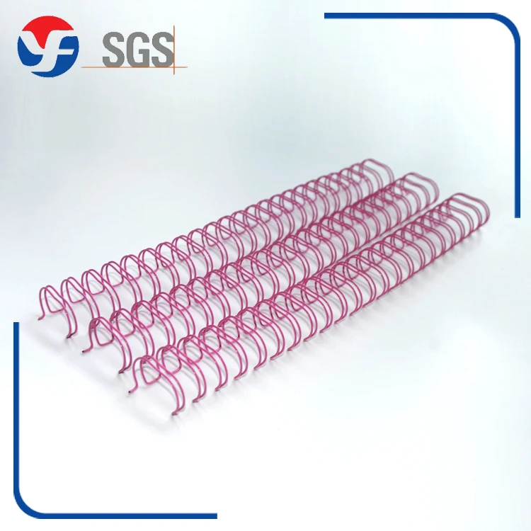 Colorful Metal Spiral Wire Double O Binding Spiral-o Wire