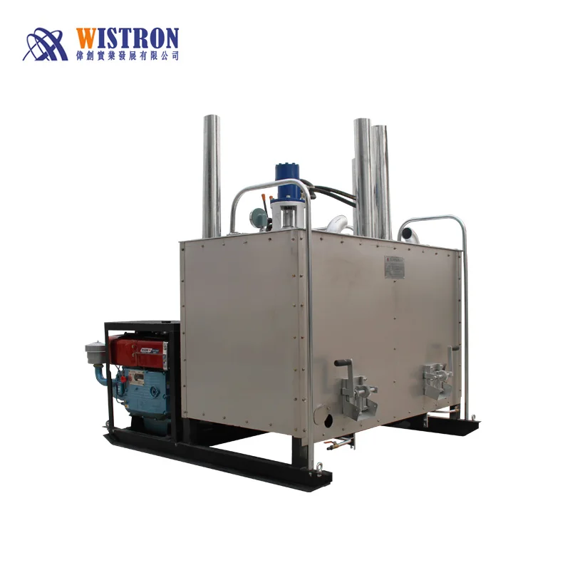 Thermoplastic paint preheater heat road marking paint machine