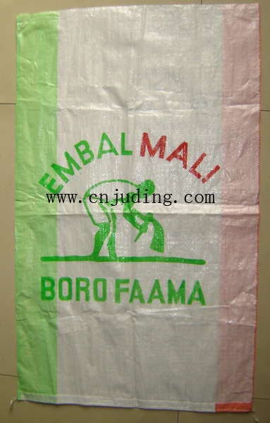 100% virgin pp woven raffia bag 100kg