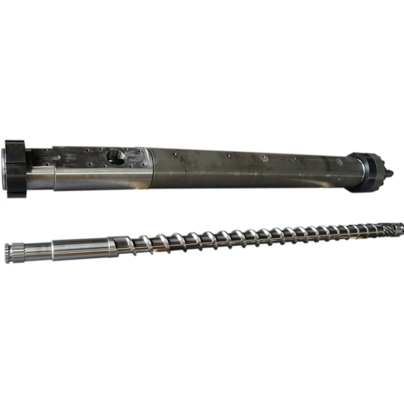 injection molding machine barrel screw of single screw with tungsten carbide coated