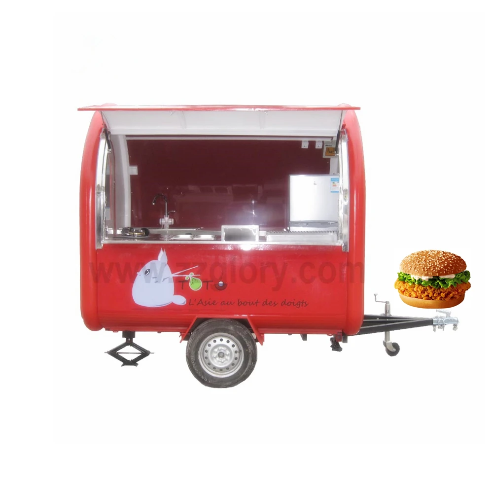 Shopping Mall Ice Cream Roll Food Carts Truck For Sale Halal Design Mobile Wood Bicycle BBQ Food Cart For Sale