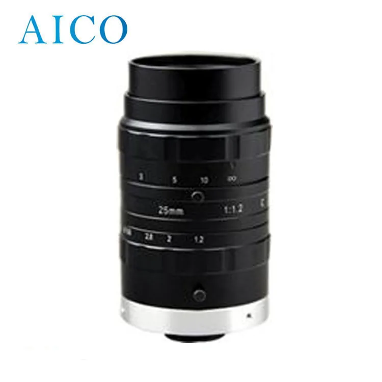 Формат F1.2 1 дюйм, ручная Радужная линза 10 мегапикселей, 25 мм, 4k, 10mp c, крепление ITS starlight cctv, объектив для объектива с ИК-коррекцией