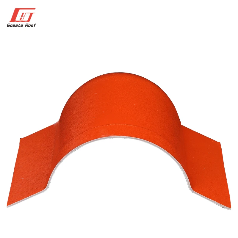 chinese roof tiles sale prefab house building materials guangzhou plastic  ASA synthetic classical resin tile