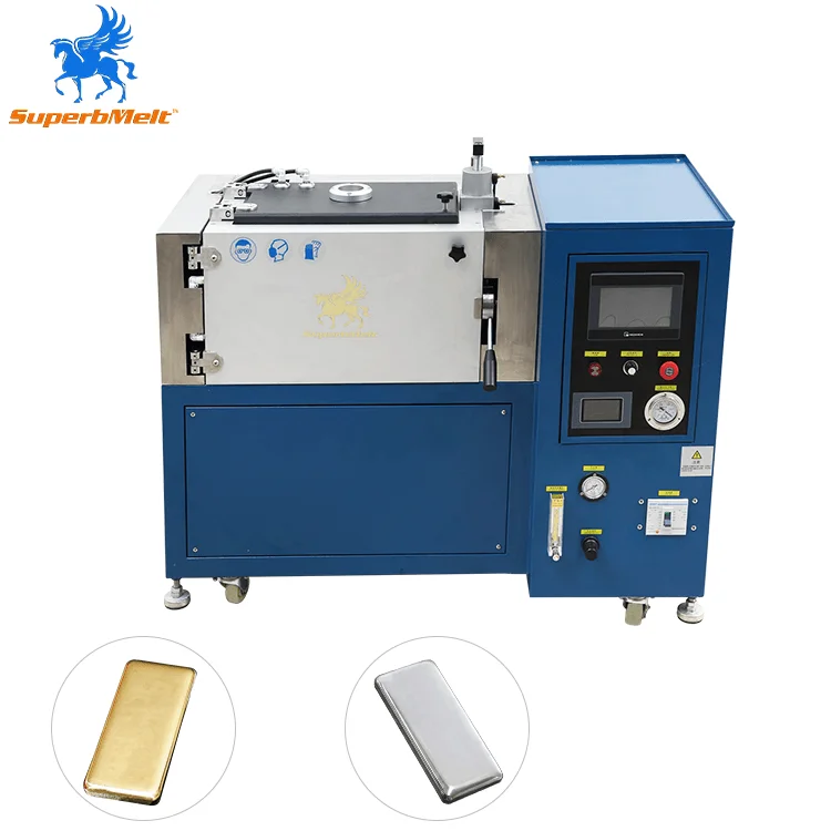 Factory low price vacuum gold bullion casting machine for sale