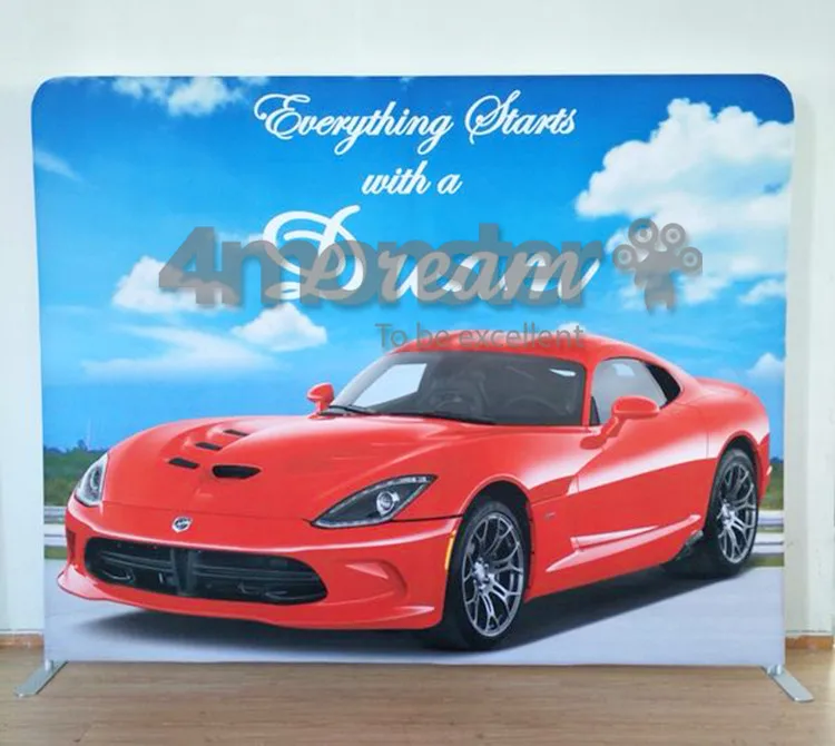 10ft trade show folding aluminum frame tension fabric display