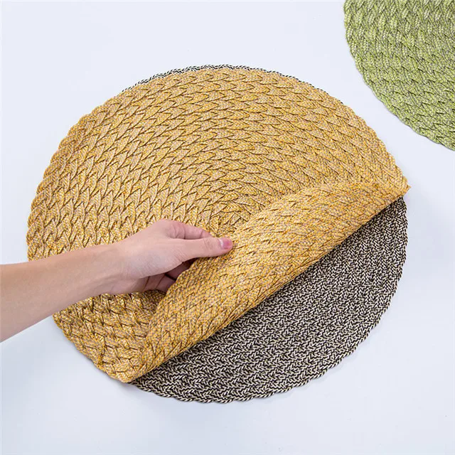 
2019 creative Non-Slip Washable PP Heat Resistant Table Mats 