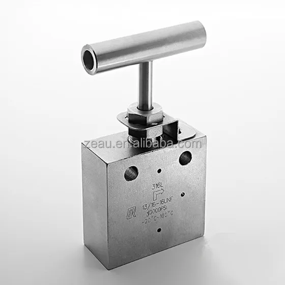 30000 PSI super high pressure needle valve