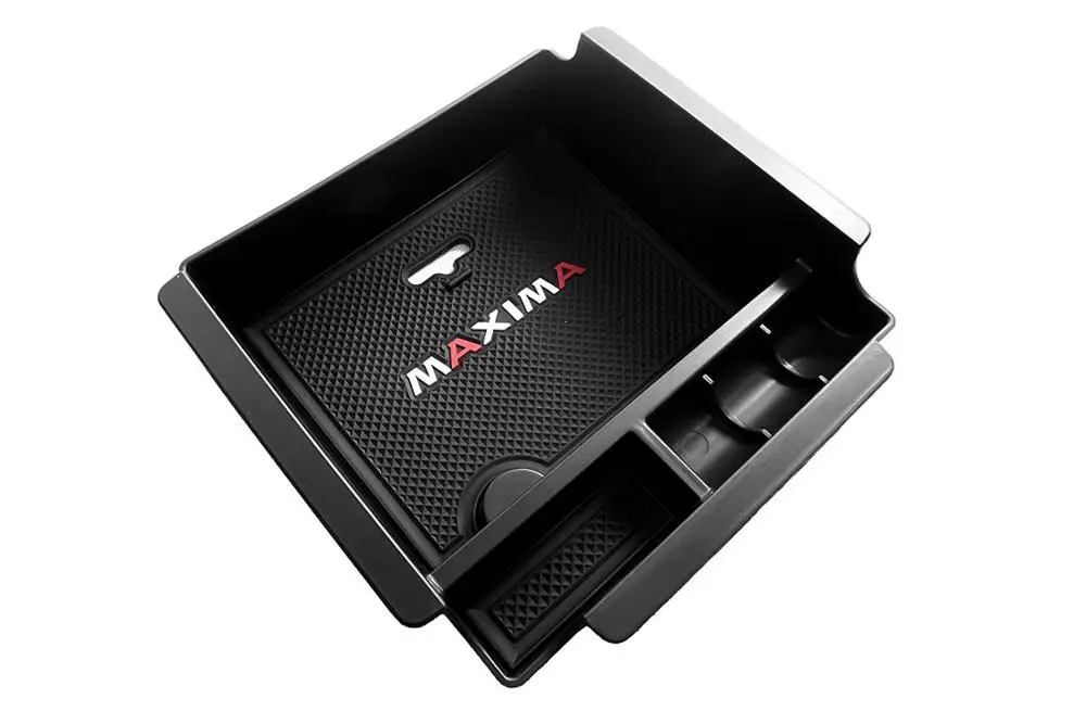 Armrest Secondary Storage Box Glove Pallet Center Console Tray Fits on Nissan Maxima 2016 2017 2018 2019