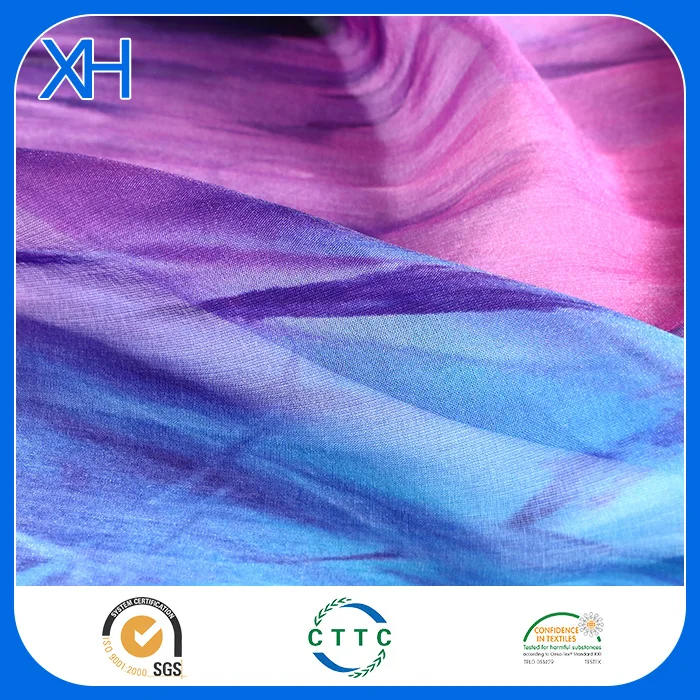 
Wholesale Silk Fabric Printed 100% Chiffon by Xinhe Textiles 