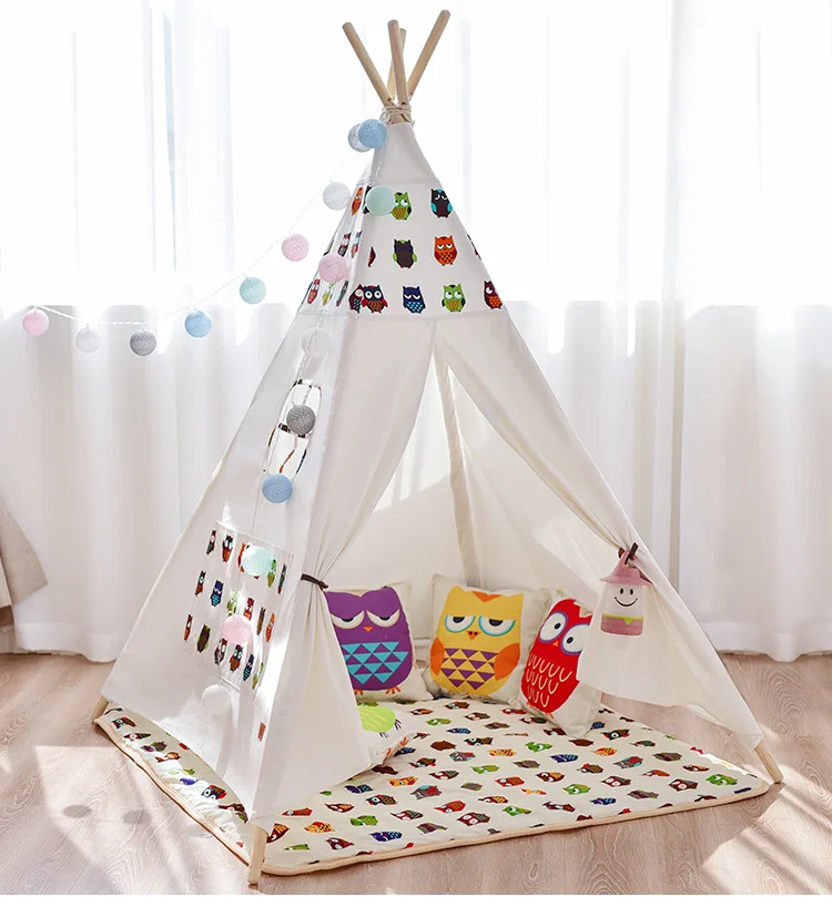  Популярная детская игровая палатка Wigwam индийская вигвам из хлопчатобумажной