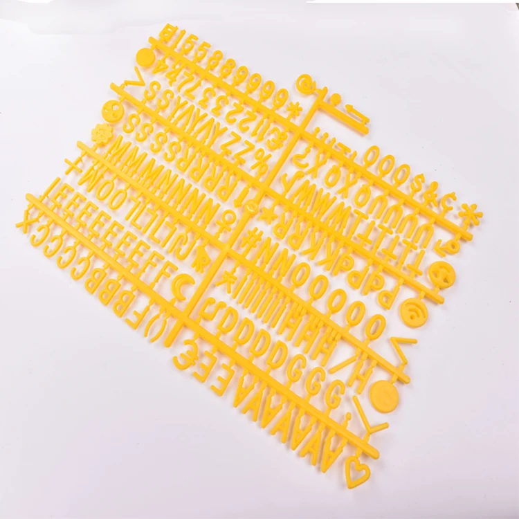 
2019 new products 10X10 inches hottest pink color felt letter boards for decoration 