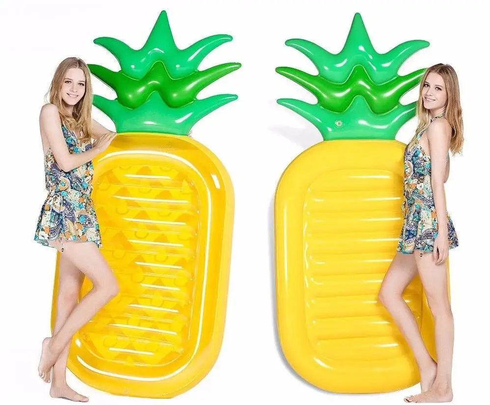 LC CE надувной коврик для взрослых с ананасами