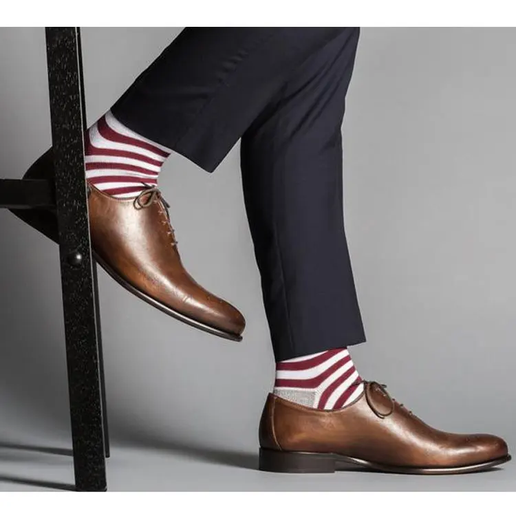 wholesale custom classics 6 pack fashion dress socks men