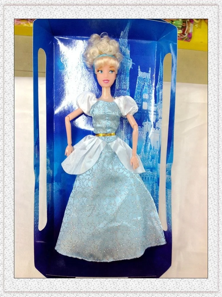 Hot fashion popular 30CM Princess cinderella Doll Joint Movable Body Beautiful gift box Doll vinyl girl gift doll toys wholesale