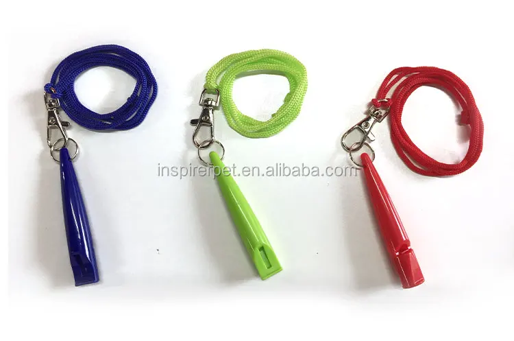 
Flat Plastic Pet Training Whistle 