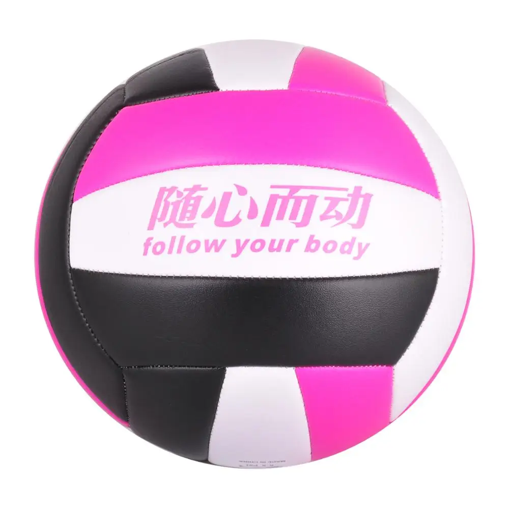 ПВХ пляжный Волейбольный мяч Стандартный тренировочный мяч Размер 5 под заказ оптовая продажа pu Волейбольный мяч