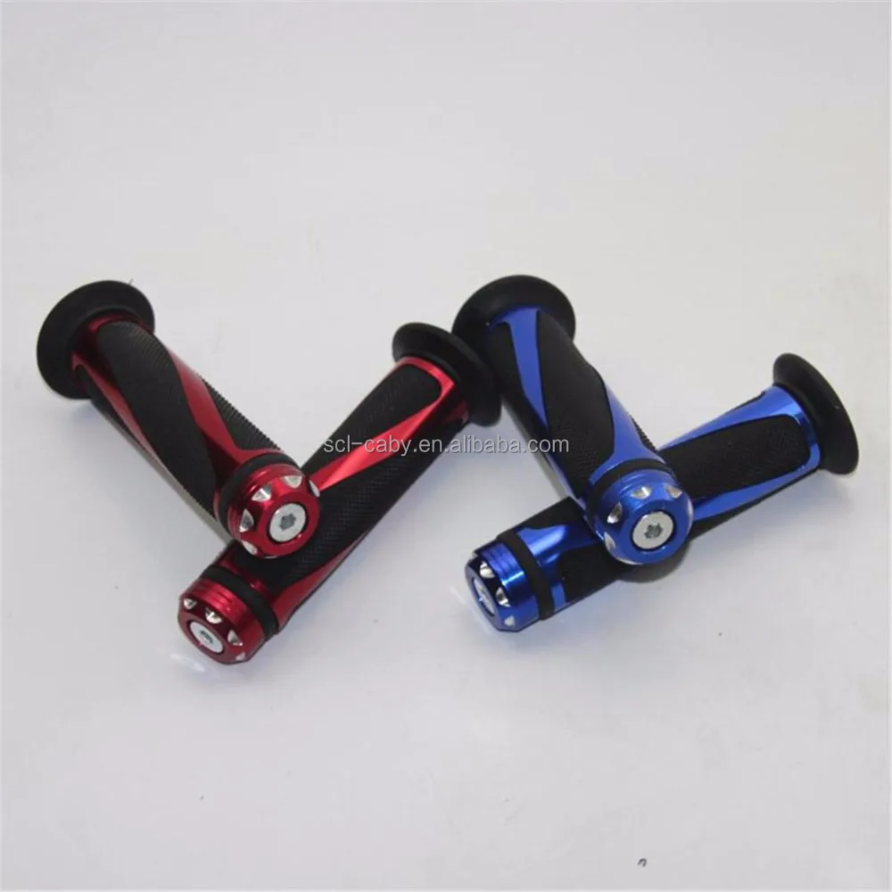 SCL-2015010051 colorful motorcycle handle grip of motorcycle cnc hand bar grip