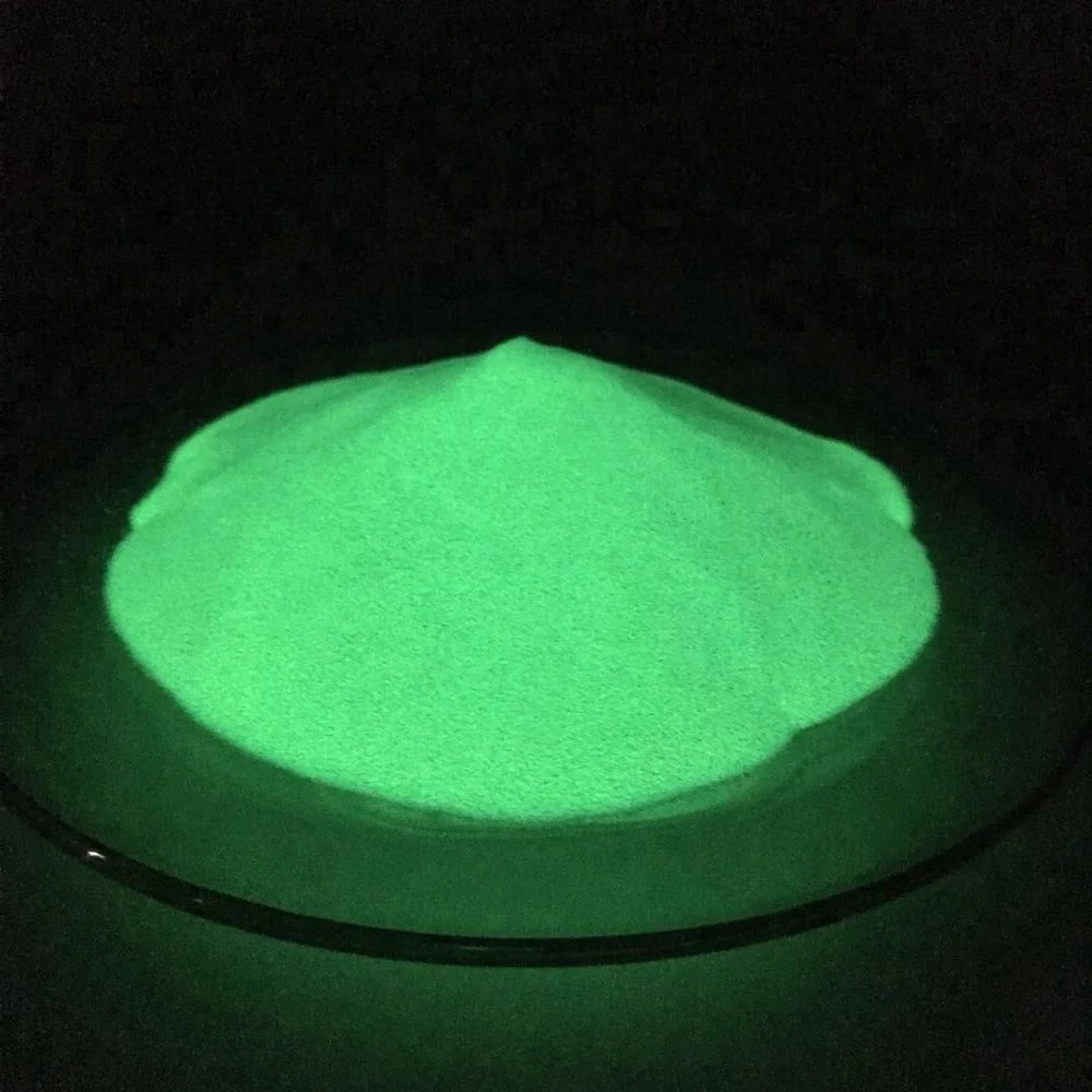 Long Effect Waterproof Yellow-green Photoluminescent Pigmen Glow in the Dark Powder WJPG-364 for Injection Molding