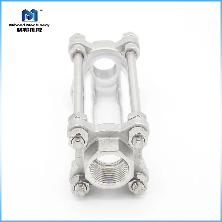 Industrial SS 304 Stainless Steel Female BSP NPT Sight Glass