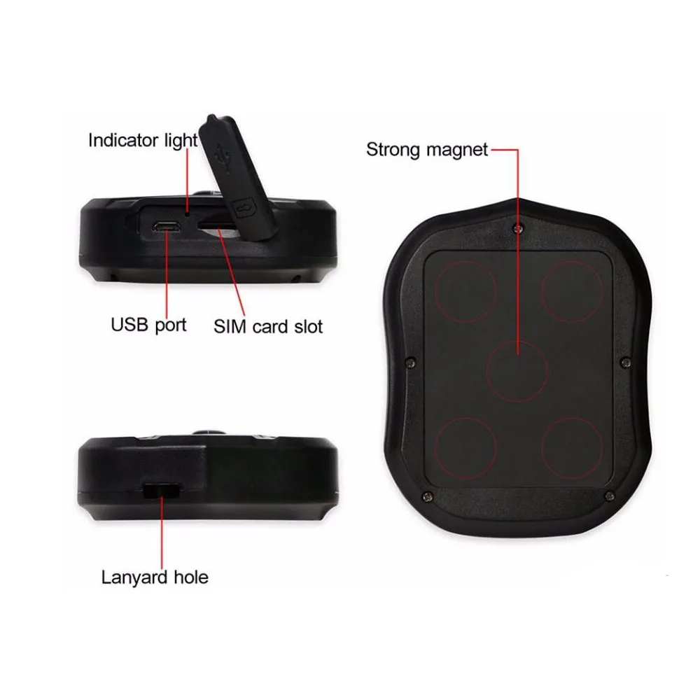 Car GPS Tracking Device GPS Tracker TK905 With Strong Magnetic
