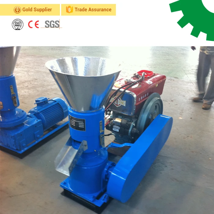  GEMCO home farm use extruder flat die small scale feed processing machines mini pellet wood mill
