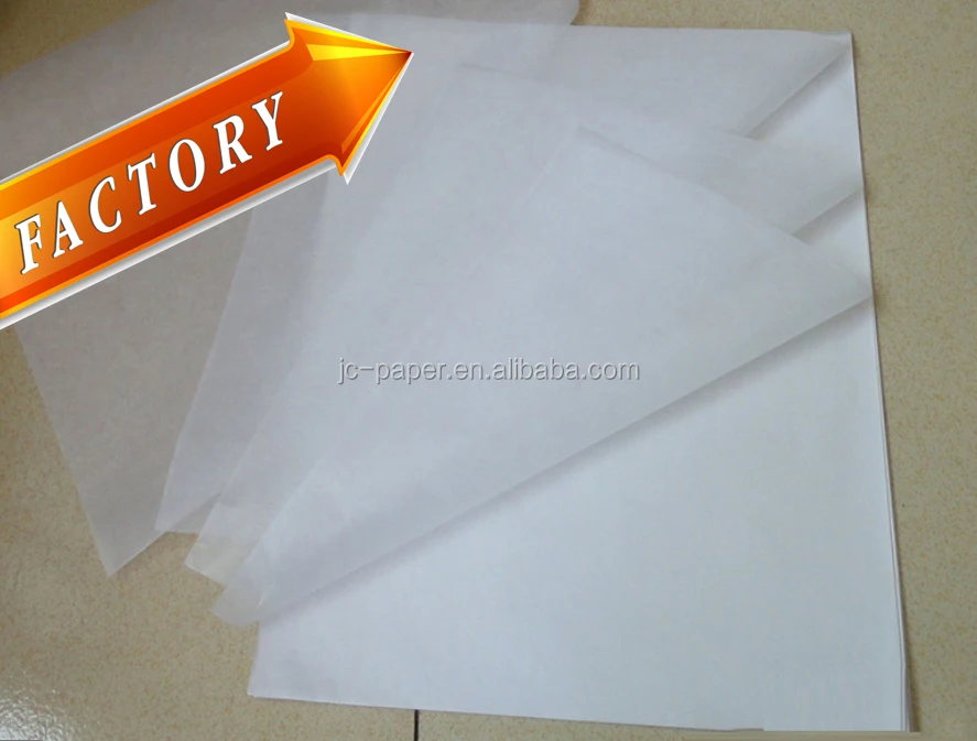 food packing glassine transparent paper 40g