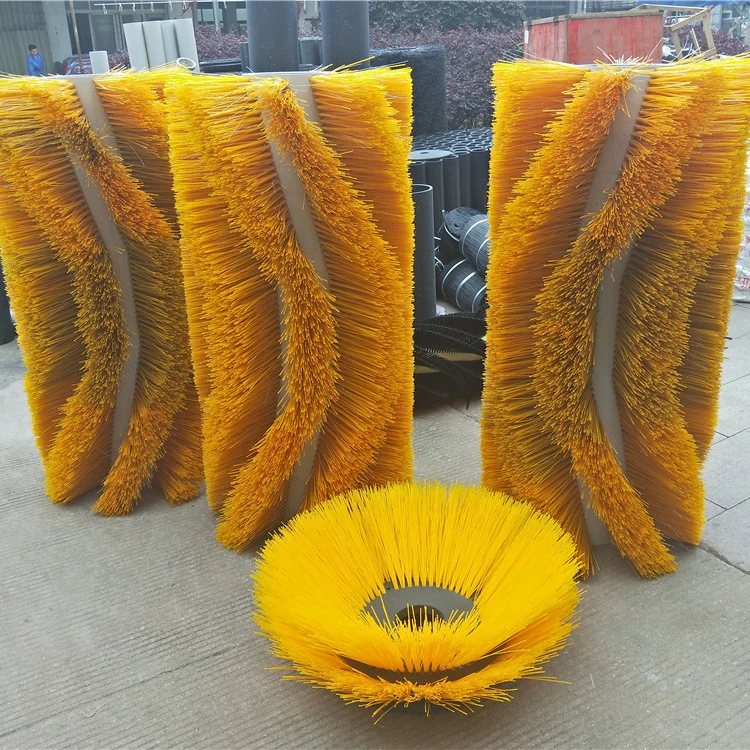 Kacher City Sweeper spare parts 53inch PP mixed Steel wire/PPL  cylindrical  brushes