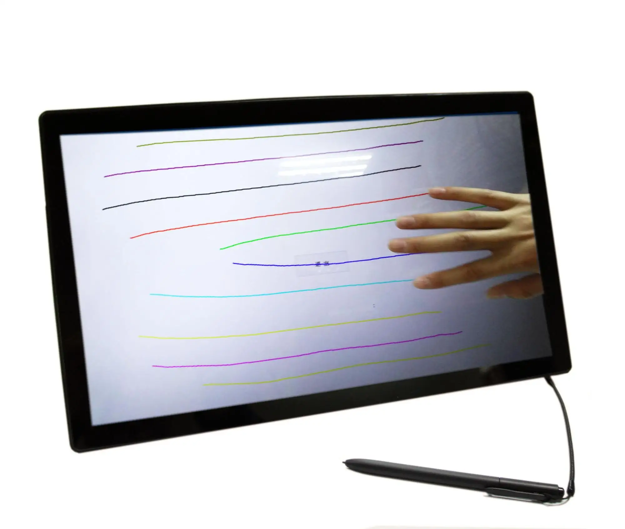 OEM 10 points capacitive display touchscreen monitor with pen support