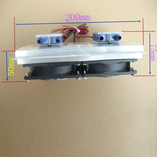 XD-2041 DC12V 80W Fish tank cold water machine chiller Thermoelectric Peltier Cooler Refrigeration Semiconductor Cooling