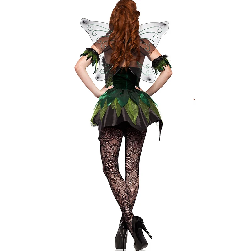 Sexy Green Gothic Absinthe Fairy Halloween Costumes
