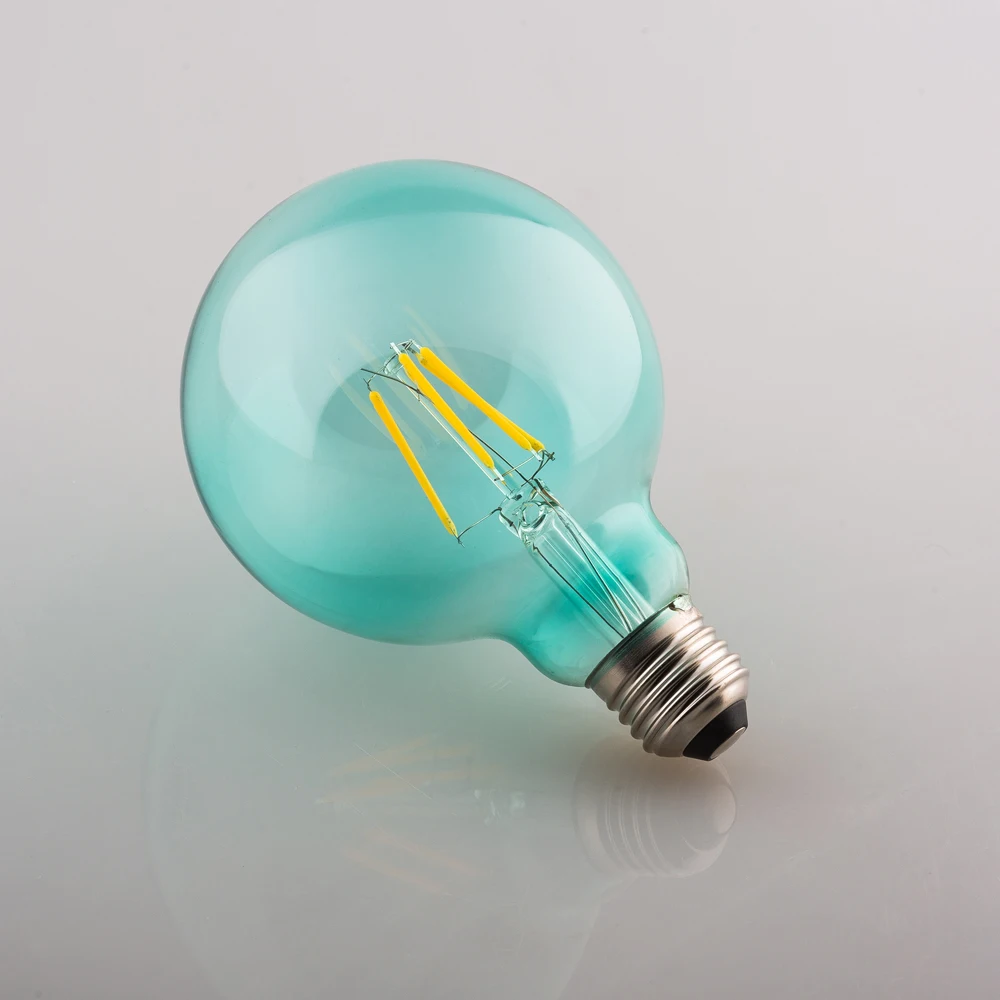 red colour g125  filament bulb 4w e27