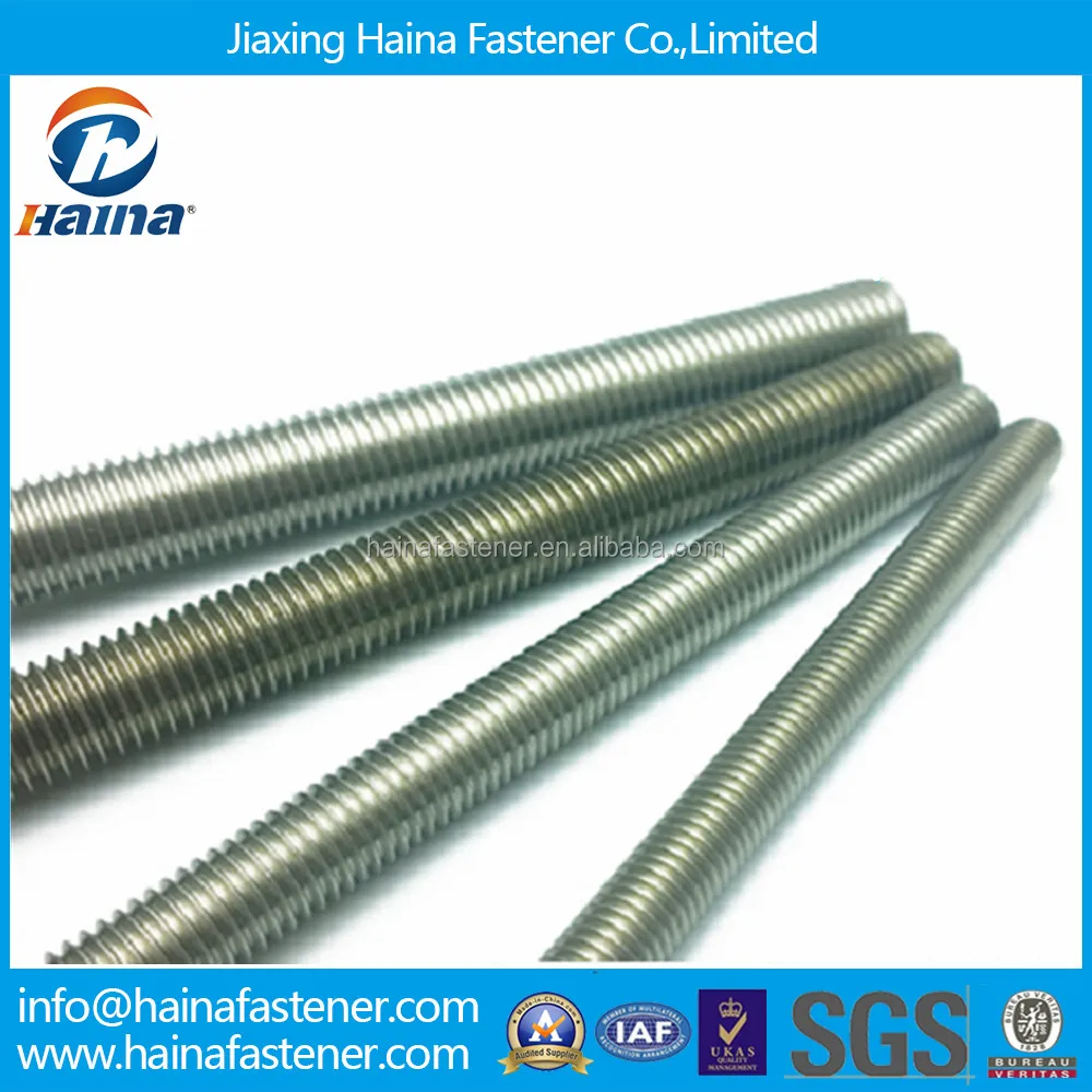 Stud bolt DIN 975 grade8.8 ASTM A193 B6 B7 B7m B8m B8 stud bolt