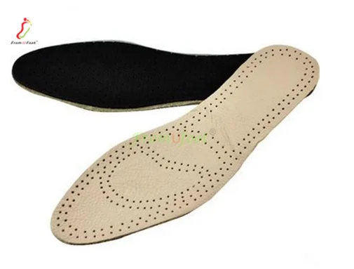 ZRWR11  Breathable super soft sweat absorbent leather latex insole for sport shoes