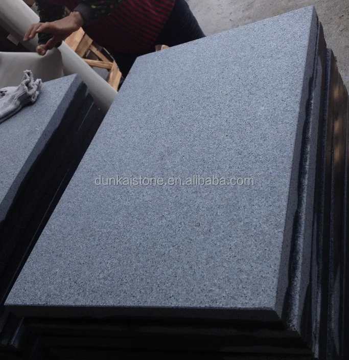 
G654 black sesame granite indoor paving stone tile 