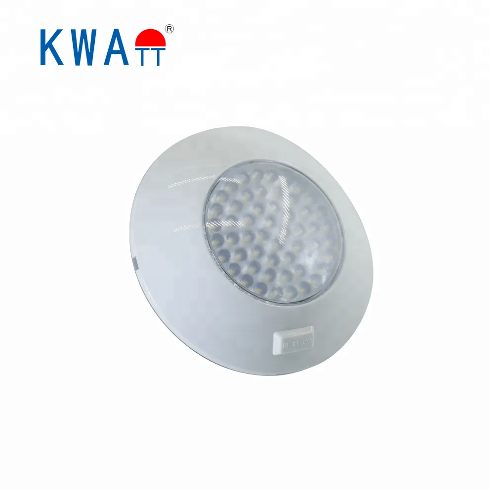 12V LED Courtesy round  RV interior ceiling Light With ON OFF DOOR Switch  CE RoHS
