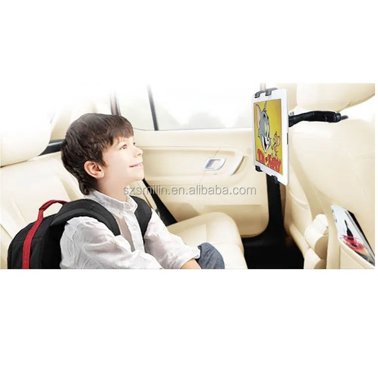 360 Degree Adjustable Rotating Headrest Car Seat Mount Holder K110 For iPad 2 4 Samsung Galaxy Motorola Xoom 7-11inch Tablets