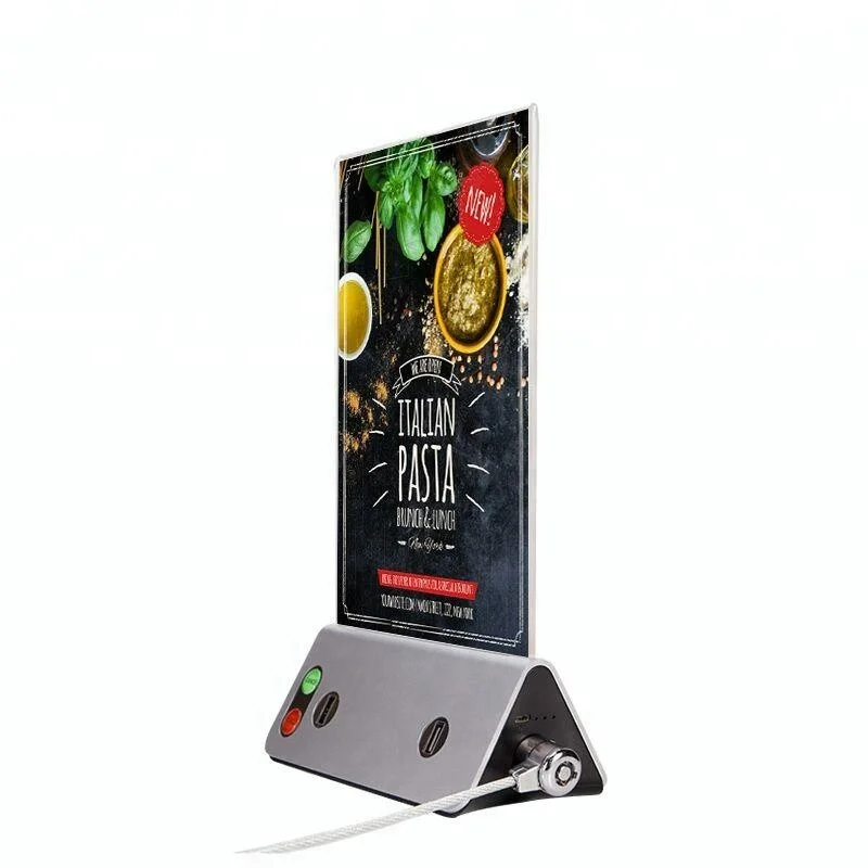 best selling ms vendido 2021 menu card inside power bank for restaurant 10000mah high power top selling on alibaba