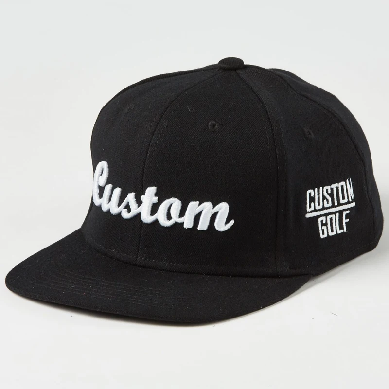 Custom Flat Bill Snapback Hats 59 Flat Brim Fitted Cap
