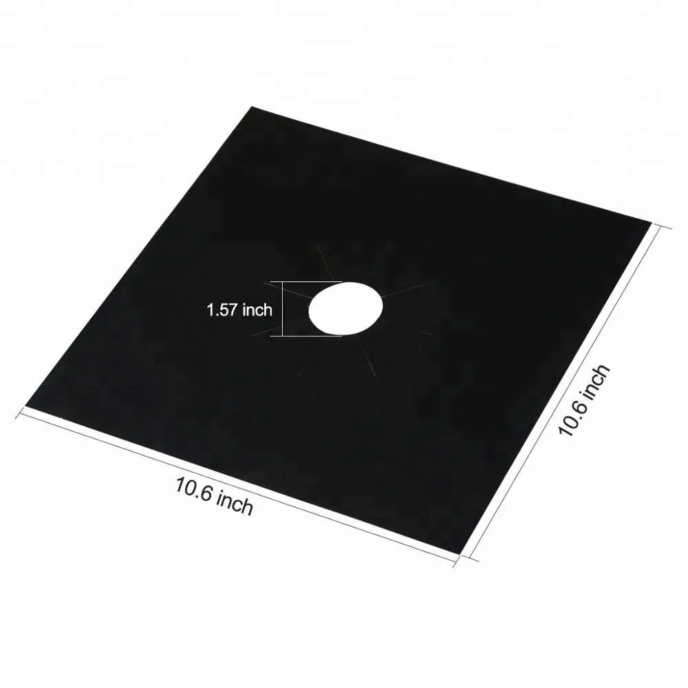 Hot sell PFOA free Silver good flex-life gas stove burner covers