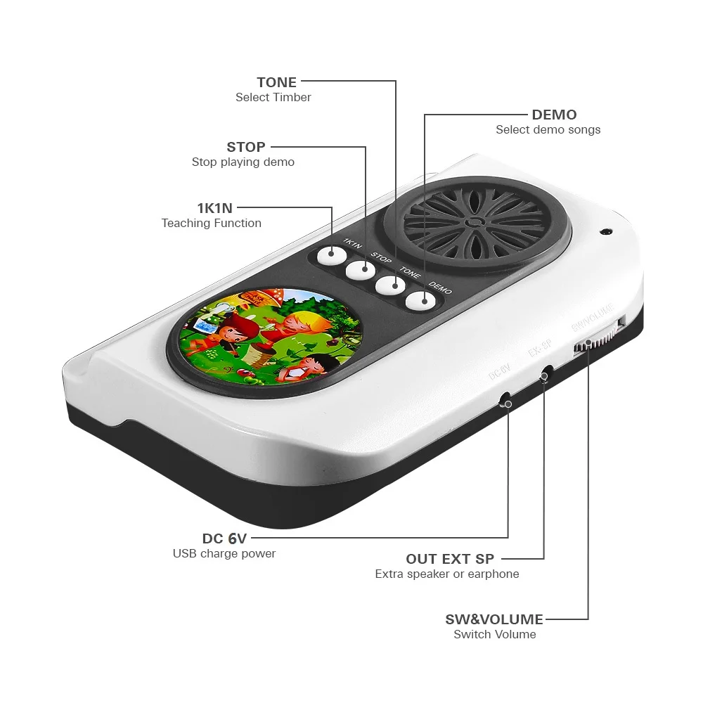 Гибкий Студийный микрофон iWord, верстак с цифровой клавиатурой, регулируемый детский коврик для пианино