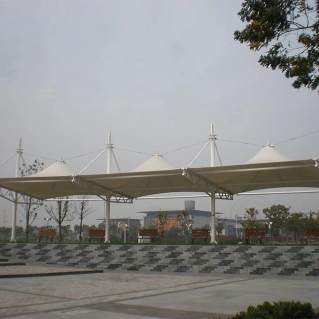 
Tensile Fabric Membrane Structure For Bike Car Parking 