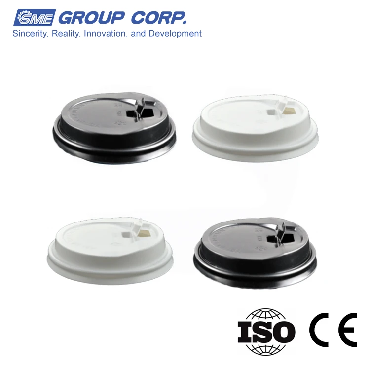 Automatic PLC touch screen PC/ PET/ PP/ PS disposable plastic cup lid/cover forming machine