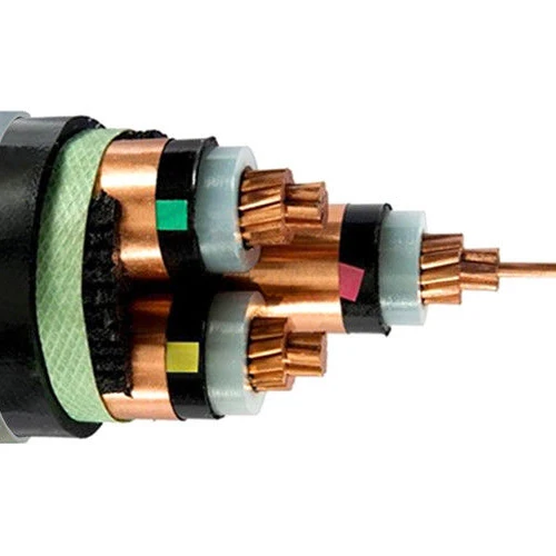 Copper conductor 300 sq mm Electric XLPE/PVC armoured underground dc power copper cable